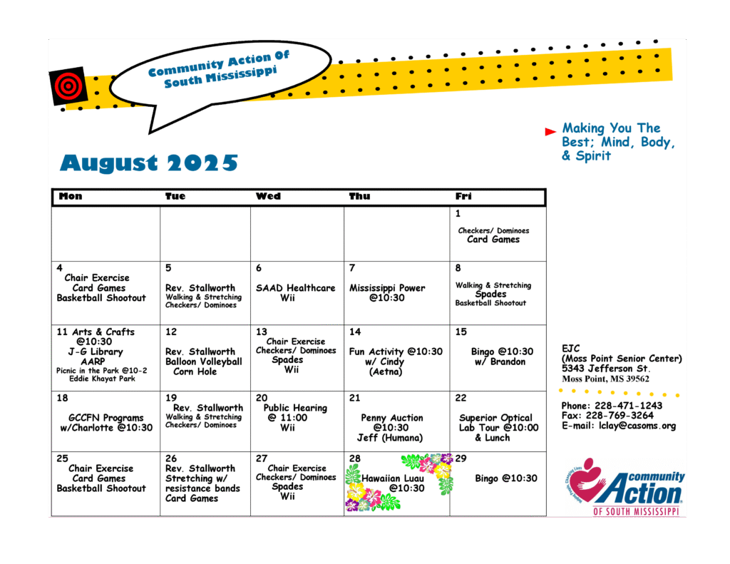 August at Community Action Senior Centers Ignites Purpose, Wellness, and Belonging