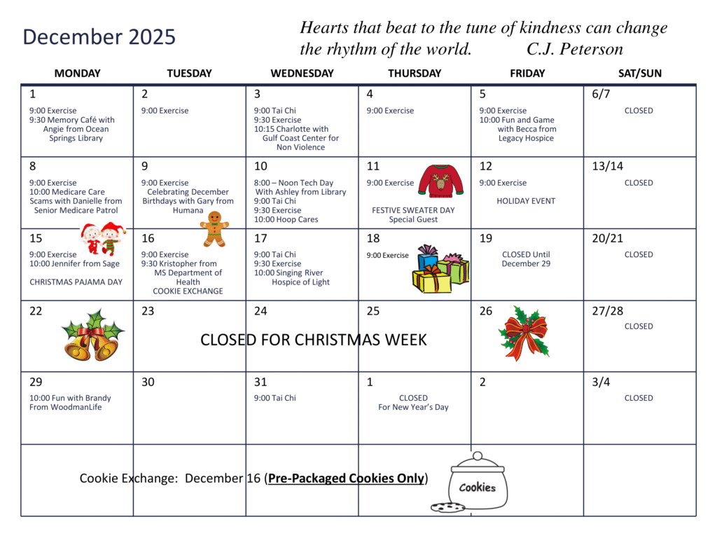 A December to Remember: Join Our Senior Community Events!