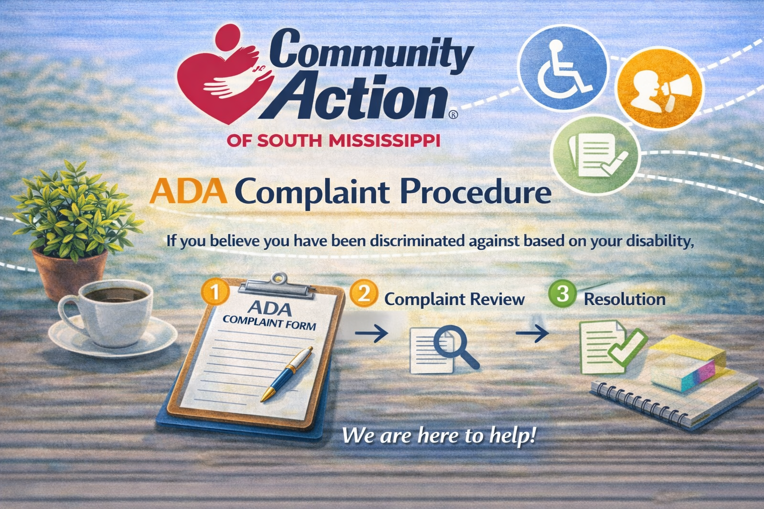 ADA Complaint Procedure | Community Action of South Mississippi